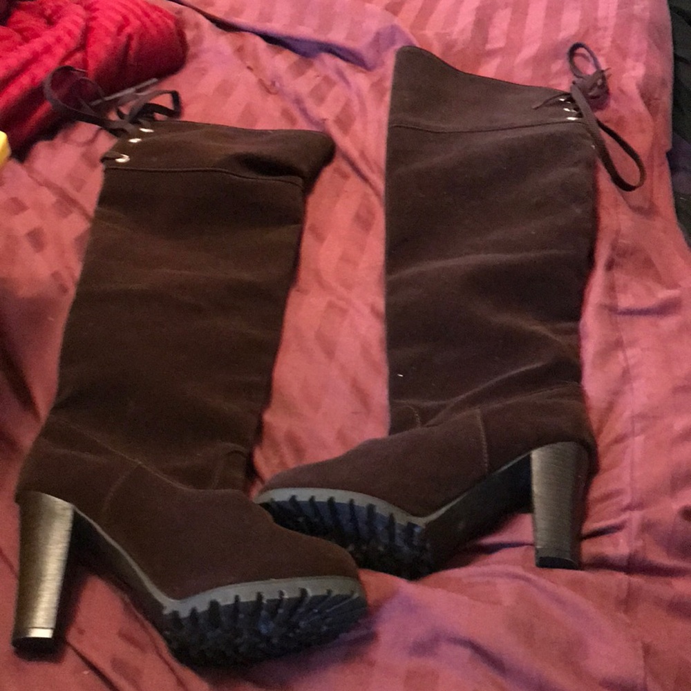 Over the knee boots.